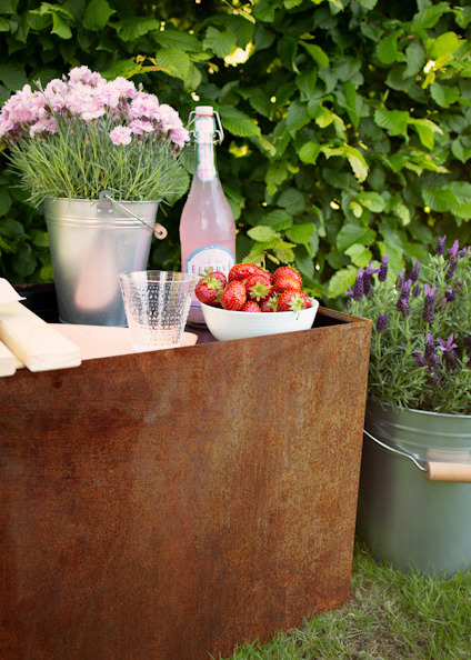 PLANTERINGSBOX ODLA 800X400X400X2,5 MM, CORTEN