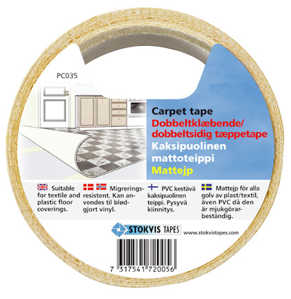 DUBBELH. MATTEJP, PERMANENT 50 MM X 25 M