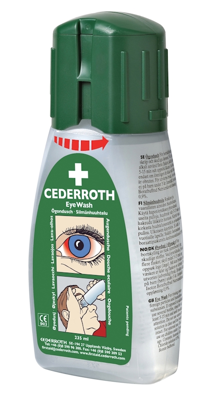 ÖGONDUSCH FICKMODELL 235ML ENGÅNGSBRUK 7221 CEDERROTH